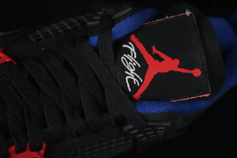 All categories Air Jordan Jordan series basketball shoes Air Jordan 4 LJR version Air Jordan 4 Retro "Lase" AJ4 Joe 4 black gray blue color FV5029-003